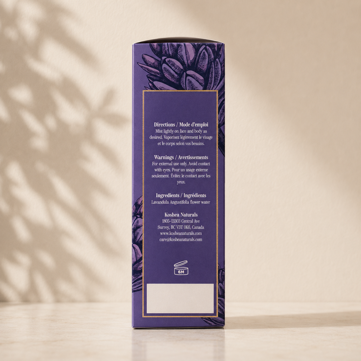 ORGANIC LAVENDER WATER - 100 mL