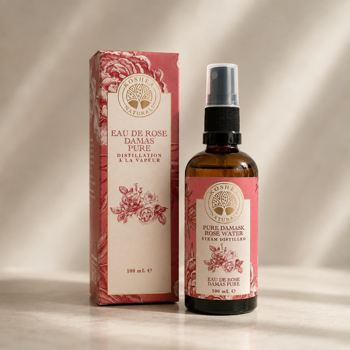 PURE DAMASK ROSE WATER - 100 mL